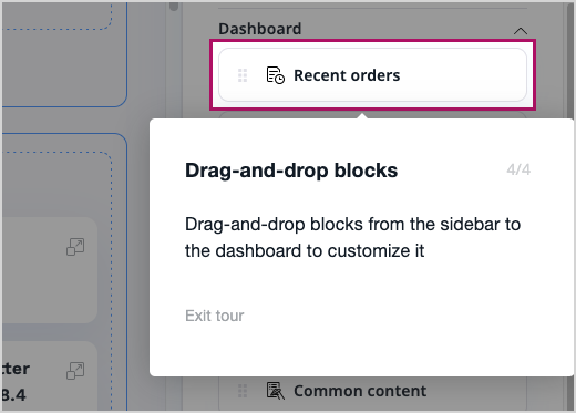 Draggable interaction mode